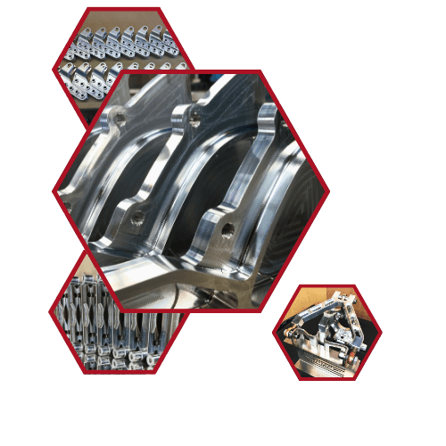 Parts made on performance Machine and Fab CNC machine