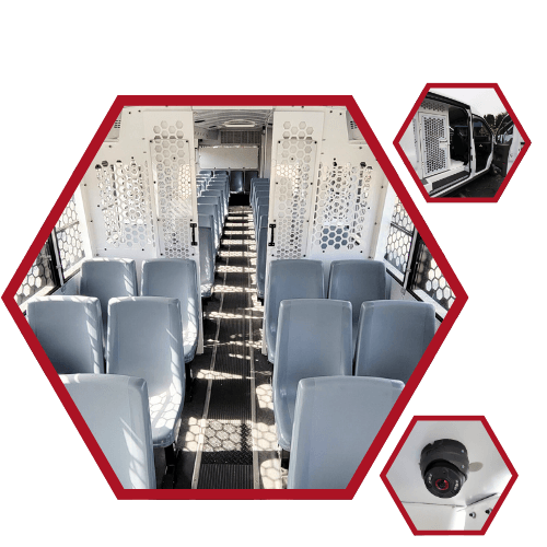 Custom prison bus and transport vans